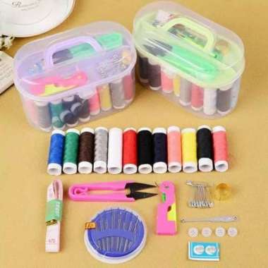 Set Jahit Benang Jahit Sewing kit Kecil Besar Perlengkapan Menjahit SK01 KECIL
