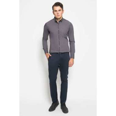 Jual Kemeja Alisan Kerah Abu Terbaru & Original - Harga Promo Agustus