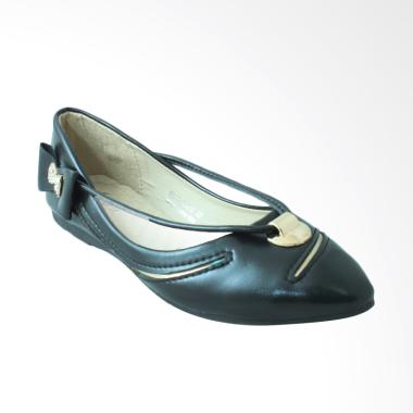 Jual Shenna Flats Sepatu Wanita Black jual shenna flats sepatu wanita black