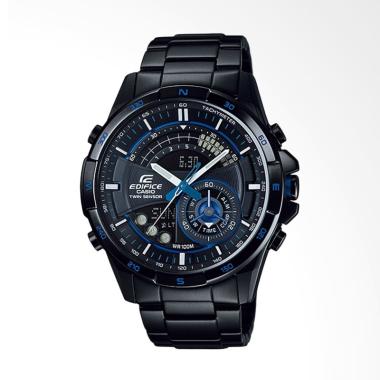 Jual CASIO EDIFICE Chronograph World Time Bahan Tali 