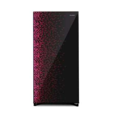 SHARP SJX195MGGR One Door Refrigerator Kulkas - Red