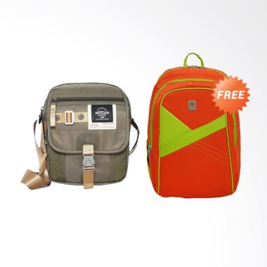 jual buy one get one navy club travel tas selempang pria green 5512 free voyager tas jual buy one get one navy club travel tas selempang pria green 5512 free voyager tas