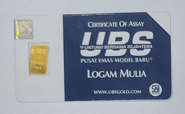Jual Logam Mulia 1gram September 2021 banyak pilihan