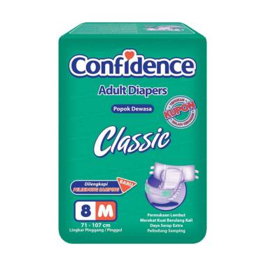 Jual Confidence Adult Premium Diaper Popok Dewasa [M/8 pcs
