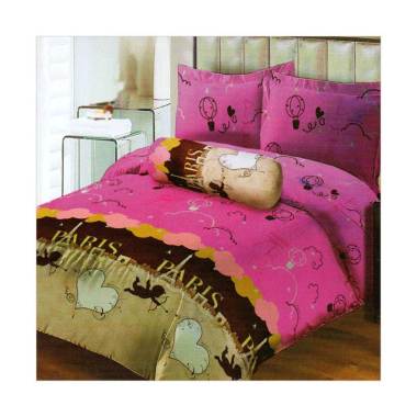 Lady Rose Sprei King Motif Love In Paris 180x200 Cm 