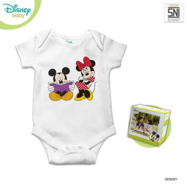 Promo Pakaian Bayi Kaos Raglan SET DISNEY Princess Katun Bambu DPC193