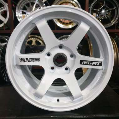 Velg R/Ring 16 R16 Volkrays TE37 RT 7dan8,5 Innova Ertiga Rush Terios white