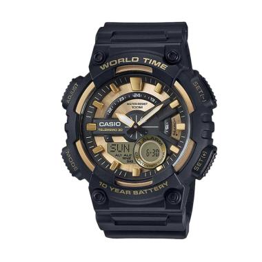 Jual GUESS Rigor Blue Gold W0247G3 Jam Tangan Pria - Blue