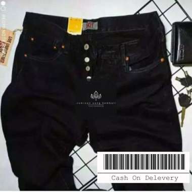 Jual Celana Levis Pria Hitam Polos Model Terbaru - Harga Promo