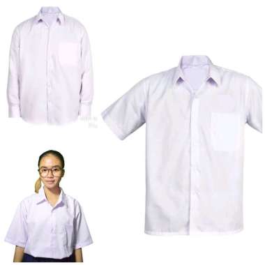 Jual Baju Kemeja Putih Polos Untuk Wanita Model Terbaru & Kekinian