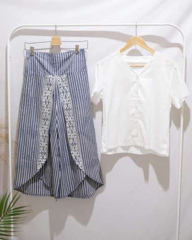 SETELAN ONE SET DAN SATUAN KULOT 7/8 DAN KEMEJA