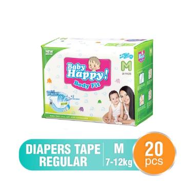 Popok Baby Happy Ukuran M - Harga Termurah Januari 2021