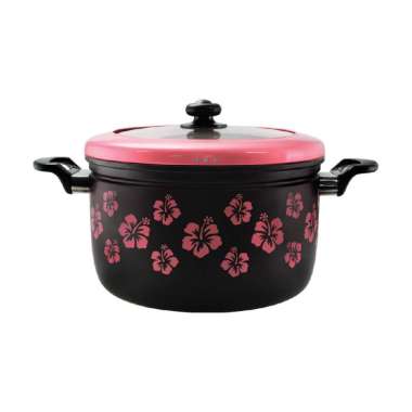 Jual Maspion Panci Elegante Dutch Oven Tutup Kaca 20 Cm Ungu - Panci