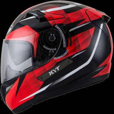 Jual KYT K2 Rider Diamond Helm Full Face - Black Red
