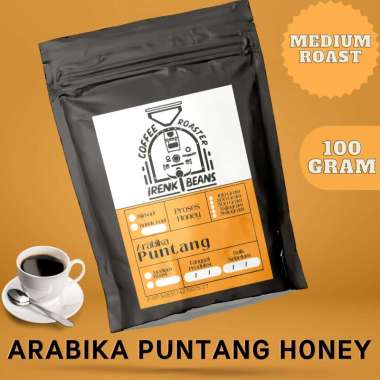 Kopi Arabika Puntang Honey 100g Biji Bubuk Biji Kopi