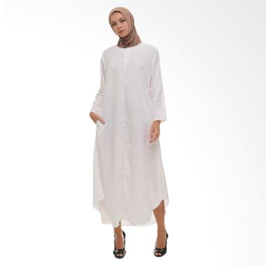 Jual Madeleine Almeera Dress Muslim Wanita - White Online