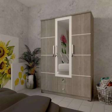 Jual Toppan Asda Vandaa Series Lemari Pakaian [3 Pintu ...