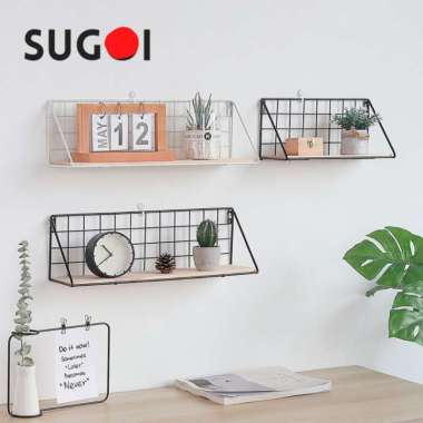 Jual Rak dinding serbaguna buku pajangan figure portable