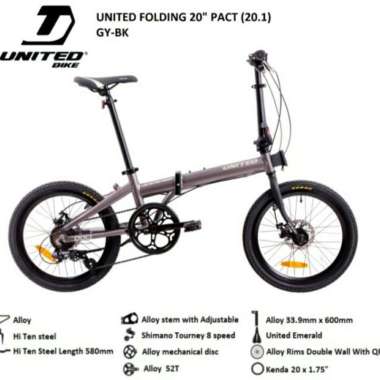 Sepeda Lipat United - Harga Termurah Maret 2021 | Blibli