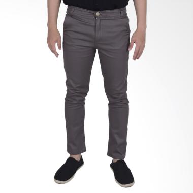 Jual Elfs Shop Chino Simple Celana Panjang Pria Abu Tua Jual Elfs Shop Chino Simple Celana Panjang Pria Abu Tua