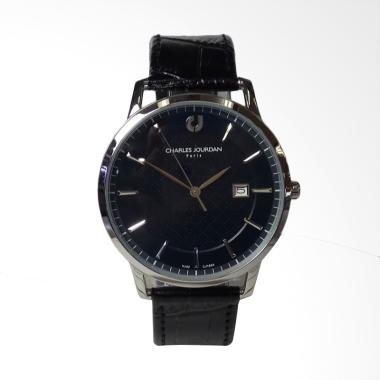 Jual Charles Jourdan Jam Tangan Pria - Black Silver