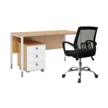 Jual HighPoint Terra01 + FAR001 Kozy Terra Office Set Meja