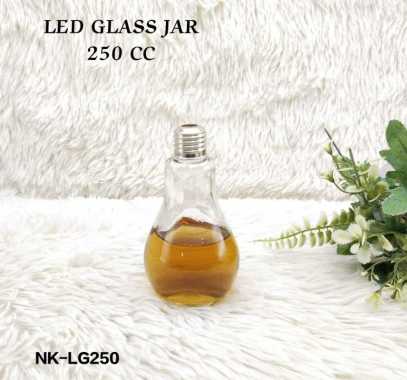 250CC Led Glass Jar NK-LG250