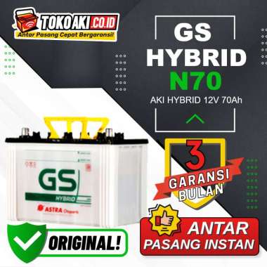 Jual Aki N70 Gs Hybrid Terbaru Dengan Harga Termurah Di 2023 | Blibli