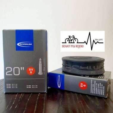BAN DALAM SEPEDA SCHWALBE 20 X 1.10 - 1.50 (406) FV Presta Black
