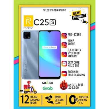 Jual Realme C25 Ram 4 Gb 128 Gb Warna Biru Air Juni 2022 - Garansi