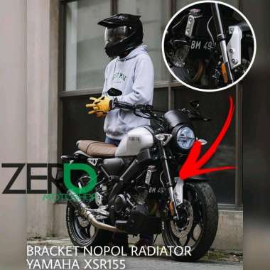 Breket Nopol Plat No Bawah Radiator Khusus Yamaha XSR 155 XSR155