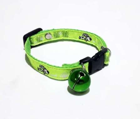 Kalung Kucing Motif dengan Lonceng Besar 16mm