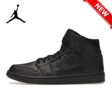 Jual Sepatu Nike Air Jordan Original Mid Black Original Terbaru - Harga