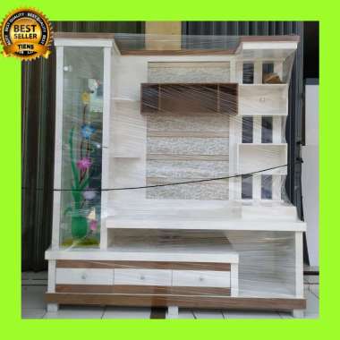 lemari bufet tv minimalis modern