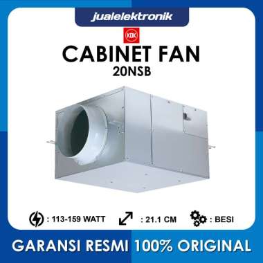 KDK 20NSB - Exhaust Cabinet Fan 20cm Kipas Angin Hisap Dinding Plafon Kantor Gedung