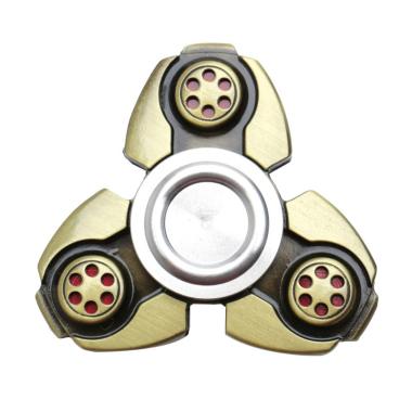 Jual HAN Metal Dots Russian CKF Fidget Spinner - Emas 