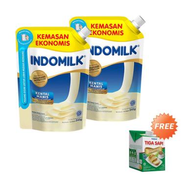 Jual Indomilk Plain Susu UHT [1000 mL] Online Januari 2021