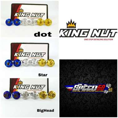 Baut Standard Samping Satu Beat Scoopy Genio Pcx Adv Drat 10 Probolt Thailand Stainless King Nut Sil