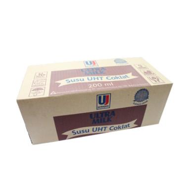Jual Ultra Jaya UHT Susu Coklat [200 mL/ 1 Dus] Online 