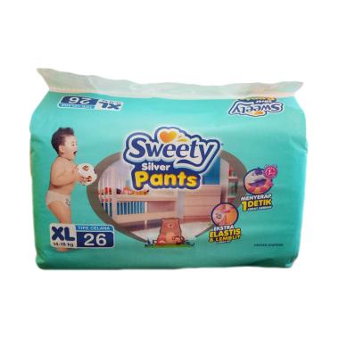 Jual Sweety Silver Pants Popok Bayi [XXL/24] Online Mei