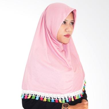 Baju Dusty Pink Cocok Dengan Jilbab Warna Apa - Voal Motif