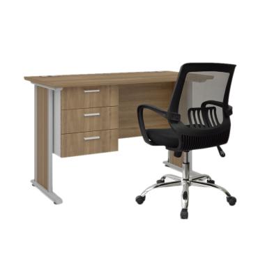 Jual HighPoint SIX01 + FAR001 Six Office Desk Set Meja