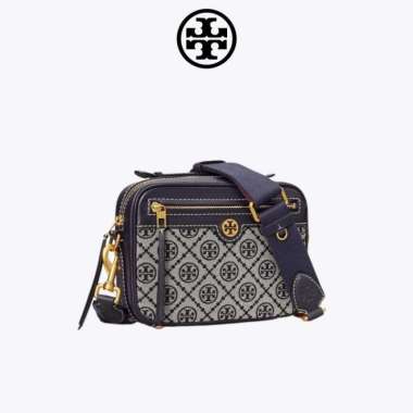 t monogram jacquard camera bag