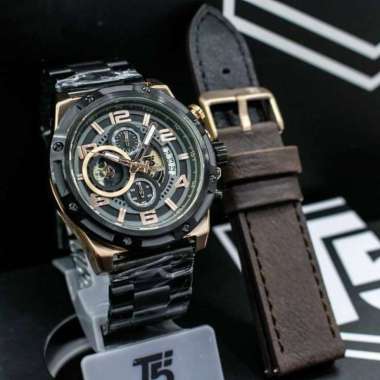 Jam Tangan Fashion Jam Tangan Pria T5 H3706 special package edition original Black