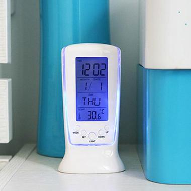 Jual i2y Moody Digital Clock Hiasan Lampu Meja Murah