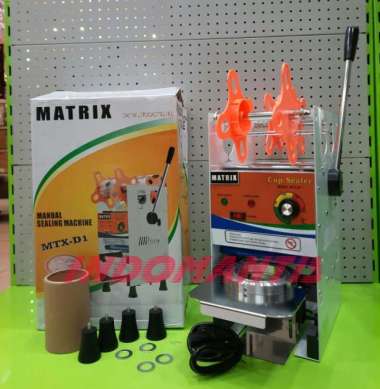 Cup Sealer Mesin Press Gelas MATRIX-D1 untuk Gelas Tinggi Jumbo 22 Oz ORIGINAL 100 % Multicolor