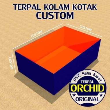 Jual Kolam Terpal Semi Karet Ukuran 2 X 1 Meter Terlengkap - Harga