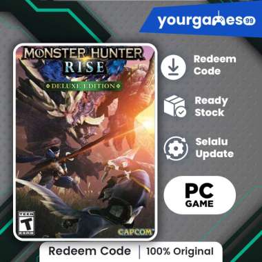 Jual Monster Hunter Rise Deluxe Edition Pc Game Gift Code Steam
