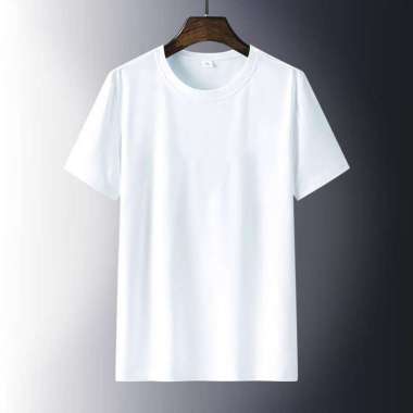 Jual Kaos T-Shirt Polos O-Neck Lengan Pendek - Putih di Seller Wijayaa