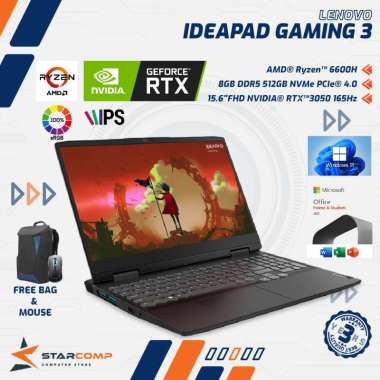 Jual Lenovo Ideapad Gaming 3 Ryzen 5 6600 Original Murah Harga Diskon